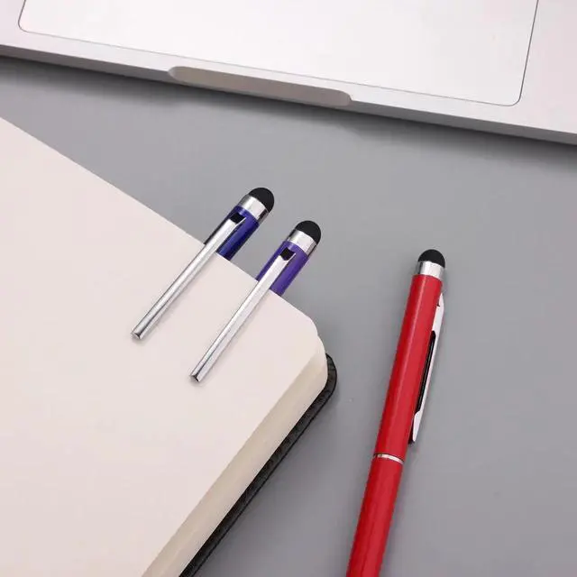 Alt view image 7 of 7 - 15 Pack Stylus Pens for Touch Screens Stylus Pen Compatible with Phone Tablets Kindle and Black Ink Ballpoint Pens-2 in 1 Stylists pens for Touch Screens