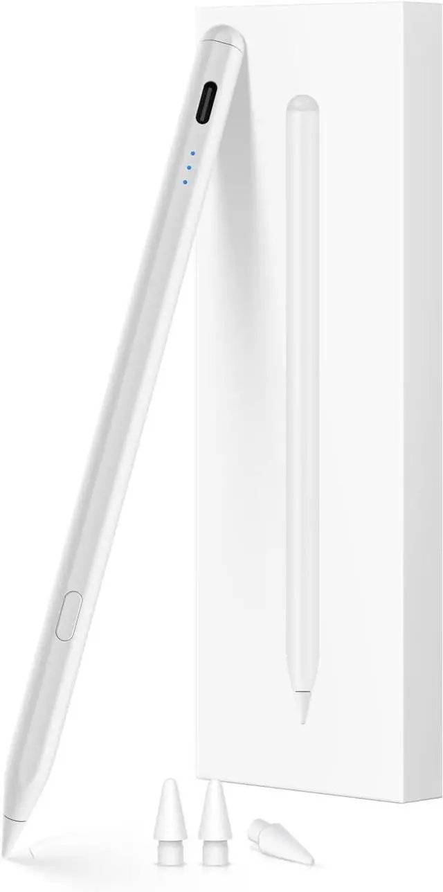 Main image of Stylus Pen for ipad 2018-2025 USB-C Fast Charging Pencil Pixel-Perfect Tilt Sensitivity for iPad 11/10/9/8/7/6/A16 iPad Mini 7/6/5 iPad Air M3/M2 11/13/5/4/3 iPad Pro M4 13/12.9/11