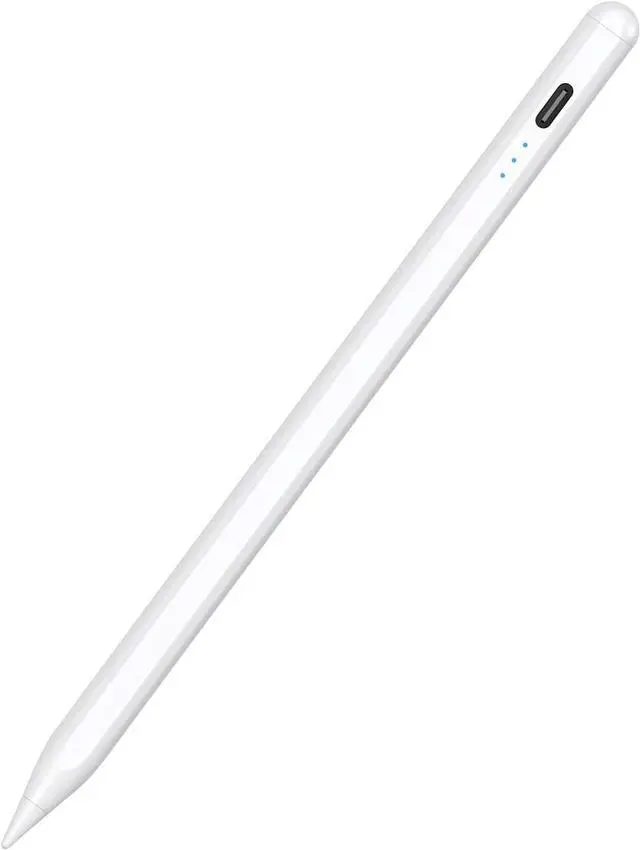 Main image of Stylus Pen for iPad 6th-11th Generation 10 Mins Fast Charge  Pencil Compatible with 2018-2025 iPads Pencil  Pen for iPad Pro 11/12.9/M4 Air 3/4/5/M2/M3 Mini 5/6 Gen-White
