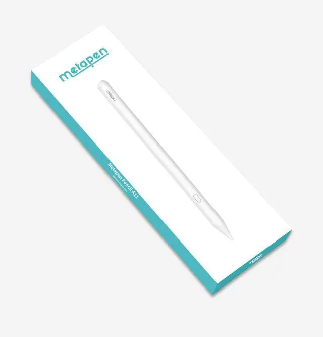 Alt view image 6 of 7 - Metapen Pencil A11 for iPad 6th-11th Quick Button & Bluetooth 2X Fast Charge Stylus Pen for 2018-2025  iPad a16/11/10/9/8/7/6th Gen Pro 12.9/11/13-inch M4 Air3/4/5/M2/M3 Mini 5/6th