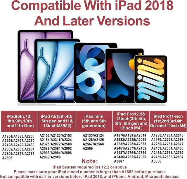 Alt view image 2 of 7 - Stylus Pen for iPad 2018-2025 with Palm Rejection  Pencil for Pad11th/10th/9th/8th/7th/6th Gen iPad Pro 11/12.9 inch New iPad Air 2025 11&13-inch(M3/2) /5th/4th/3th Gen iPad mini 6th/5th