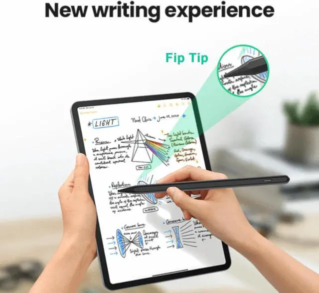 Alt view image 3 of 7 - Stylus Pen for  iPad Pro 13/12.9/11-inch iPad Air M3/M2 2025 13/11-inch iPad Pro Pencil 3/4/5/6th Generation iPad 11th-6th Gen Compatible (2018-2025) with Fast Charging & Palm Rejection