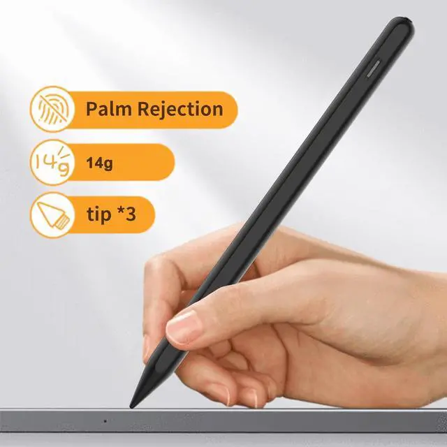 Alt view image 6 of 7 - Stylus Pen for  iPad Pro 13/12.9/11-inch iPad Air M3/M2 2025 13/11-inch iPad Pro Pencil 3/4/5/6th Generation iPad 11th-6th Gen Compatible (2018-2025) with Fast Charging & Palm Rejection
