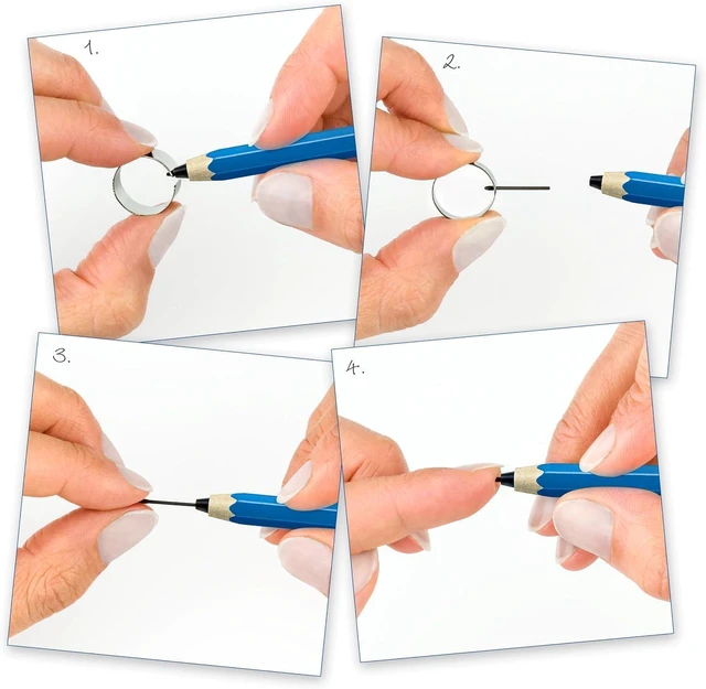 Alt view image 6 of 7 - Lumograph Digital Stylus Pen for Touchscreens: No Charging or Batteries, Real Pencil Feel & Grip, Works with Galaxy Tab, Kindle Scribe, Remarkable 2 & More, with 5 Replacement Nibs