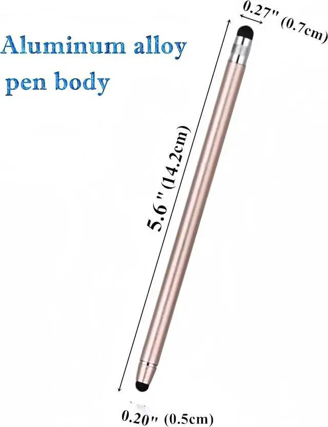 Alt view image 2 of 6 - 6 Pack Stylus Pen for Touchscreen 2 in 1 High Sensitivity Capacitive Stylus Pen for iPad iPhone Android Smartphone Tablets and All Universal Touch Screens Devices with Fine Tip Stylus