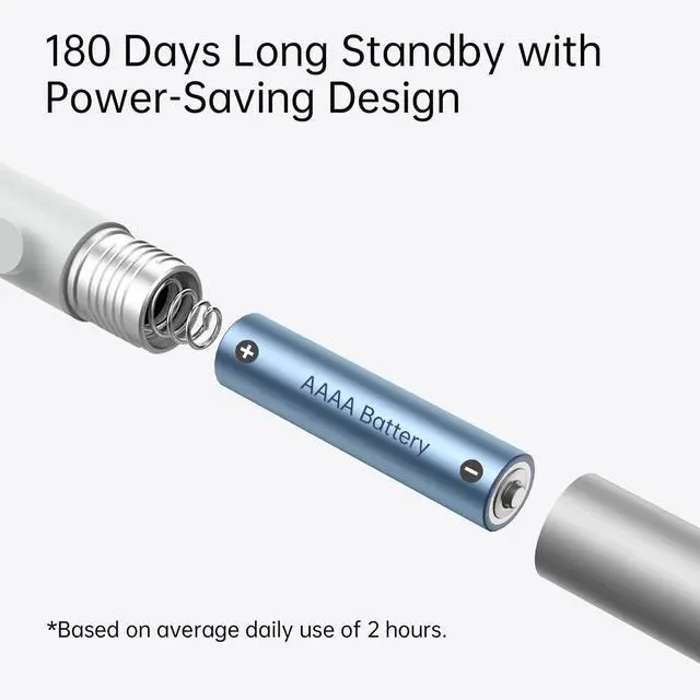 Alt view image 5 of 7 - Surface Pen for Surface Pro 11 for Surface Pro/Go/Laptop/Book/Studio Series Surface Stylus with Replacement Tip 1024 Pressure Platinum Model 1896