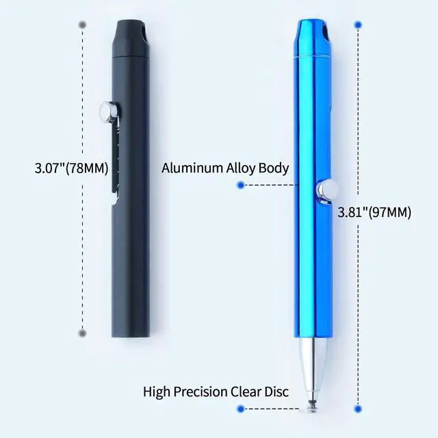 Alt view image 2 of 6 - Stylus Pens for Touch Screens Portable High Precision Capacitive Stylus for iPad iPhone  Galaxy All Universal Touch Screen Devices (5-Pack(Black/White/Blue/Silver/Rose Gold))