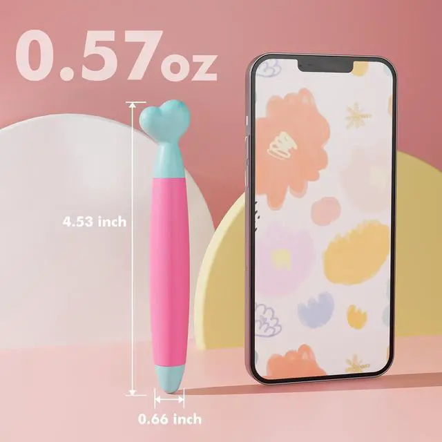 Alt view image 7 of 7 - Digiroot Kids Stylus Pens - 3 Pack with Durable Rubber Tips Compatible with Fire iPad iPhone Android Tablets and Phones