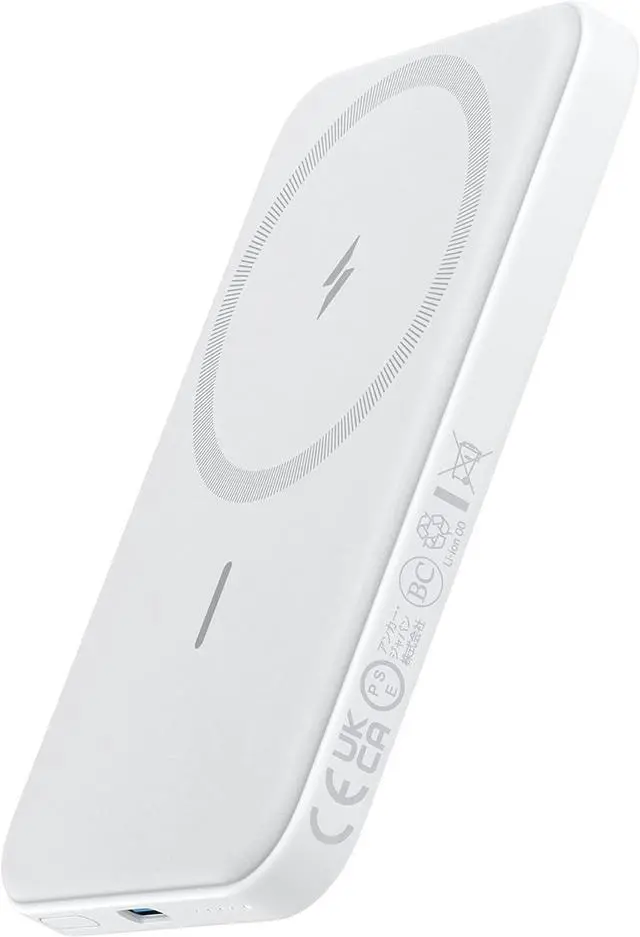 Main image of 621 Magnetic Portable Charger (MagGo) 5 000mAh Wireless Power Bank with USB-C Cable Magsafe-Compatible Battery Pack for iPhone 16 /15/14/13/12 Series