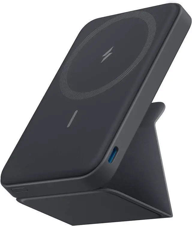 Main image of 622 Magnetic Battery (MagGo) 5 000mAh Foldable Magnetic Wireless Portable Charger with Stand and USB-C Port (On The Side) Magsafe-Compatible for iPhone 16/15/14/13 Series
