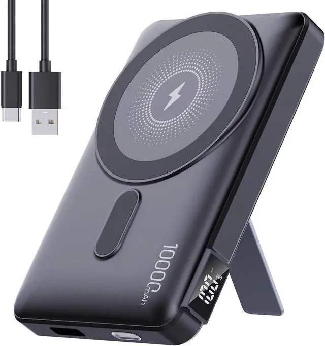 Main image of 2025 Latest Magnetic Wireless Portable Charger Power Bank - 10000mAh Mag-Safe 22.5W PD Fast Max Charging with Built-in LED Display Magnetic Battery Pack for iPhone 16/15/14/13/12/Pro/Mini/Pro Max