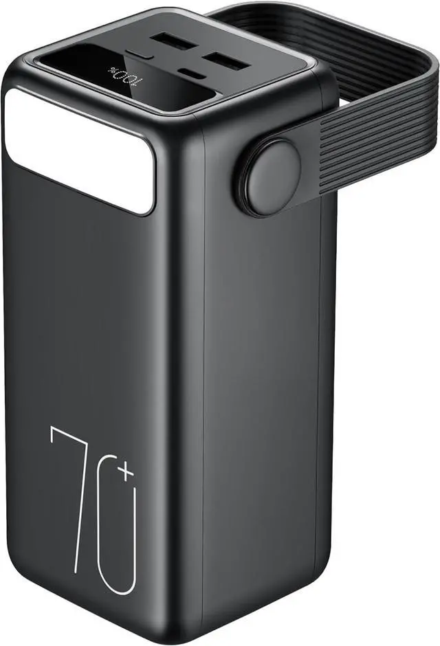 Main image of Portable Charger 70000mAh Power Bank 22.5W Fast Charging USB C Battery Pack 3 Outputs LED Display LED Light External Cell Phone Huge Capacity Battery Bank for iPhone  iPad Camping