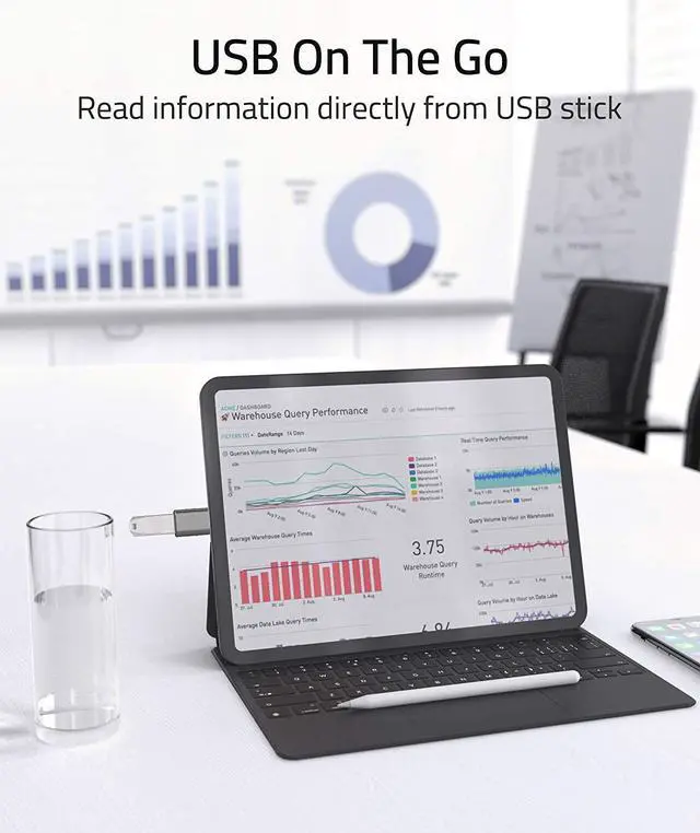Alt view image 7 of 7 - isptewhie USB C to USB Adapter 2 Pack USB C Male to USB3 Female Adapter Compatible with MacBook Pro 2023 iMac iPad Mini 6/Pro MacBook Air 2022 and Other Type C or Thunderbolt 4/3 Devices Space Grey