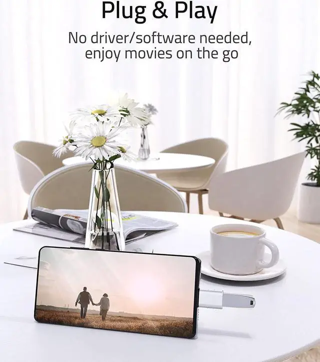 Alt view image 6 of 8 - isptewhie USB C to USB Adapter 2 Pack USB C Male to USB3 Female Adapter Compatible with MacBook Pro 2023 iMac iPad Mini 6/Pro MacBook Air 2022 and Other Type C or Thunderbolt 4/3 Devices Space Silver