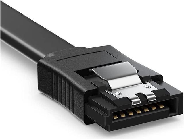 Alt view image 3 of 5 - isptewhie 6PCS SATA III 6.0 Gbps SATA Cable SATA Cable III 6Gbps Straight HDD SDD Data Cable SATA Hard Drive Power Cable 15.7 Inch (40CM) Compatible with SATA HDD  SSD  CD Drive  CD Writer Black