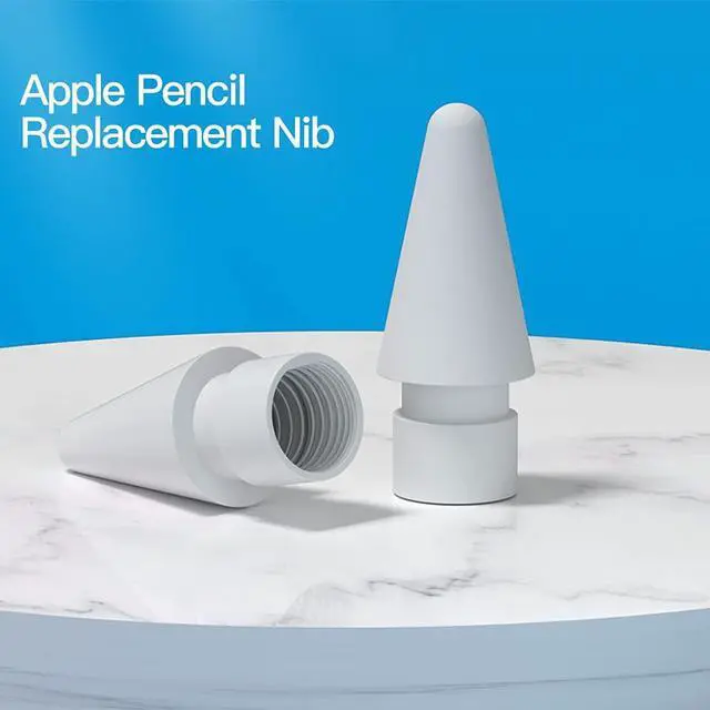 Alt view image 6 of 7 - isptewhie Replacement Tips Compatible with Apple Pencil 2 Gen iPad Pro Pencil - iPencil Nib for iPad Pencil 1 st/Pencil 2 Gen White 4 Pack