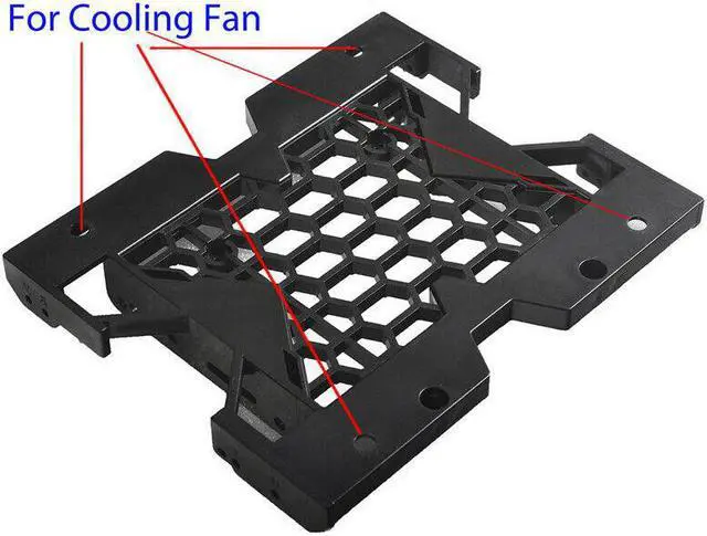 Main image of 2.5 / 3.5 to 5.25 Drive Bay Computer Case Adapter HDD Mounting Bracket SSD