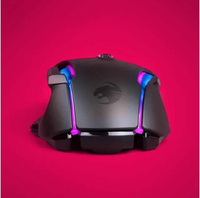 Alt view image 5 of 7 - ROCCAT Kone AIMO Remastered Black 1 x Wheel USB Wired Optical 16000 dpi RGBA Smart Customization Gaming Mouse