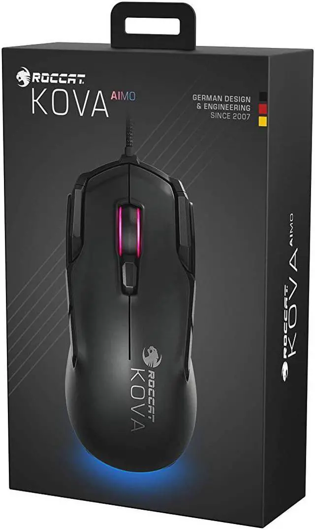 Alt view image 7 of 15 - ROCCAT Kova AIMO - Pure Performance Gaming Mouse, Black