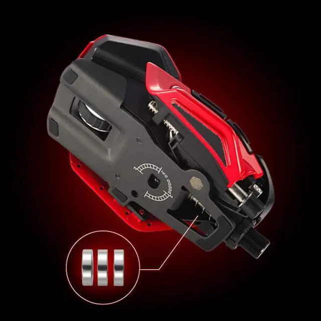 Alt view image 4 of 5 - Mad Catz R.A.T. 8+ ADV 20000DPI 11 Buttons USB Gaming Mouse - Red