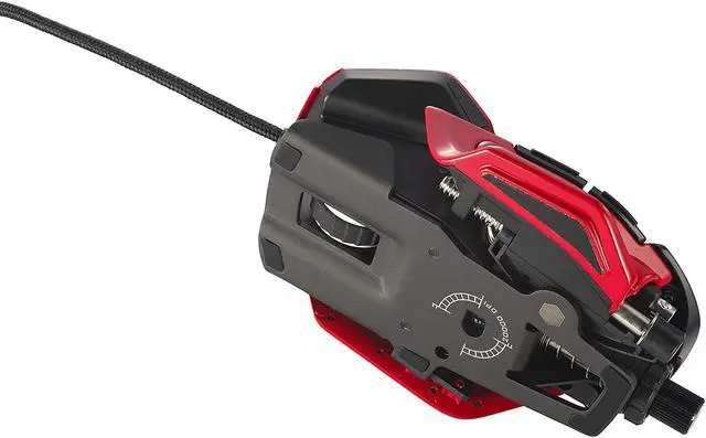 Alt view image 3 of 5 - Mad Catz R.A.T. 8+ ADV 20000DPI 11 Buttons USB Gaming Mouse - Red