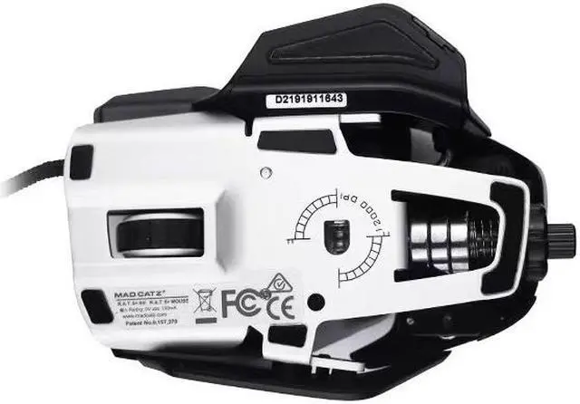 Alt view image 3 of 3 - MAD CATZ The Authentic R.A.T 6+ Optical Gaming Mouse - White