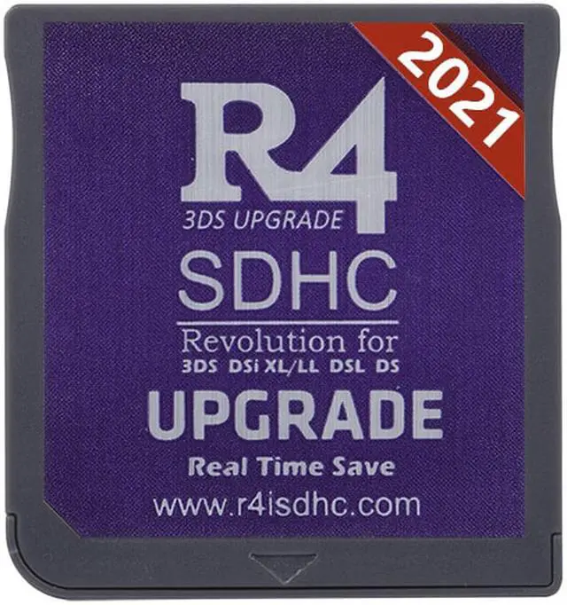 Alt view image 2 of 7 - 2021 New R4I SDHC Upgrade Flash Card Adapter for DS DSI 2DS 3DS New3DS & All DS Consoles - Purple