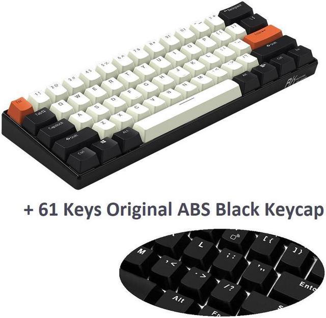 ROYAL KLUDGE RK61 60% White Wireless Mechanical Gaming Keyboard