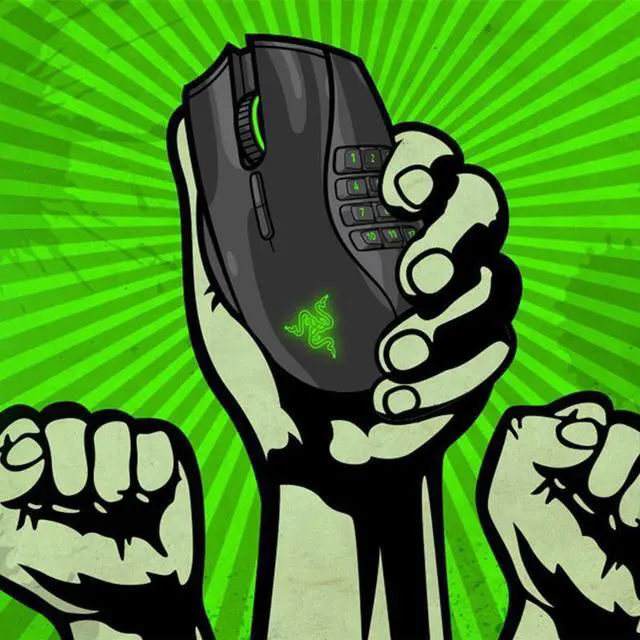Alt view image 7 of 7 - Naga Left-Handed - Ergonomic MMO Wired Gaming Mouse - 12 Programmable Thumb Buttons - 8200 Adjustible DPI - 4G Laser Sensor