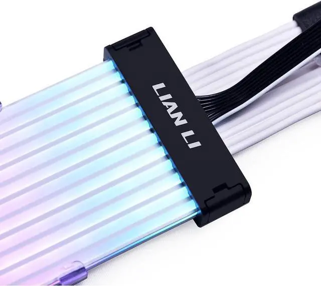 Alt view image 2 of 7 - LIAN-LI STRIMER PLUS V2 12VHPWR (12+4 pins to 12+4 pins) PW16-12PV2,Addressable RGB Power Extension Cable,12 Light Guide,Available for 40 Series graphics cards/Support ATX3.0