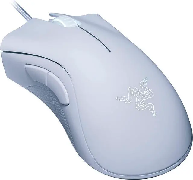 Alt view image 6 of 7 - DeathAdder Essential 6400 DPI 4G Optical Esports Gaming Mouse: 5 Programmable Buttons -  Mechanical Switches - 2.1m Braided Wire - Mercury White