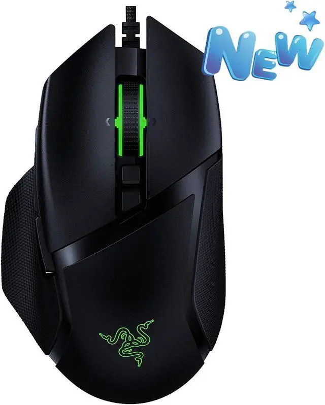 Main image of Basilisk V2 Wired Gaming Mouse: 20K DPI Optical Sensor - Fastest Gaming Mouse Switch - Chroma RGB Lighting - 11 Programmable Buttons - Classic Black