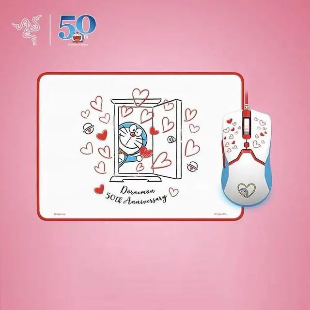 Main image of Doraemon 50th Anniversary Classical Gaming Mouse and Mouse Pad Combo: Viper Mini Ultralight - 8500 DPI Optical Sensor - Chroma RGB Underglow Lighting - 6 Programmable Buttons