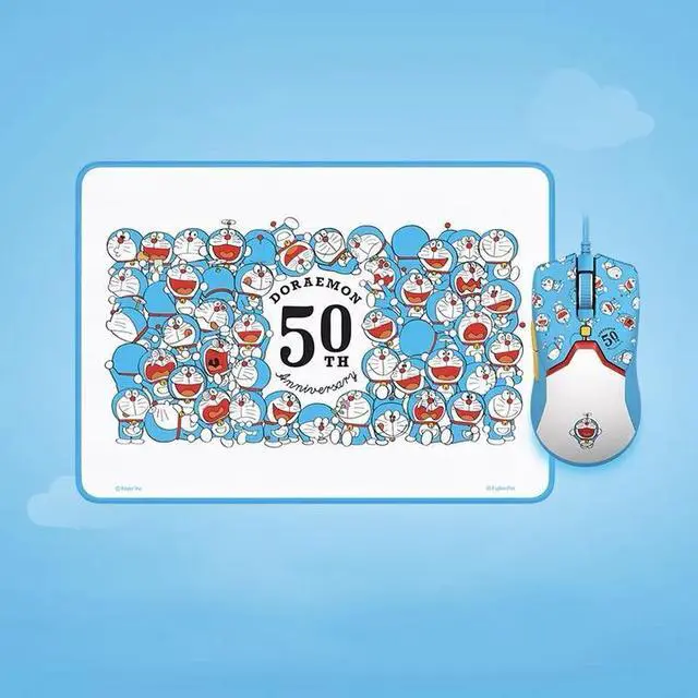 Main image of Doraemon 50th Anniversary Classical Gaming Mouse and Mouse Pad Combo: Viper Mini Ultralight - 8500 DPI Optical Sensor - Chroma RGB Underglow Lighting - 6 Programmable Buttons