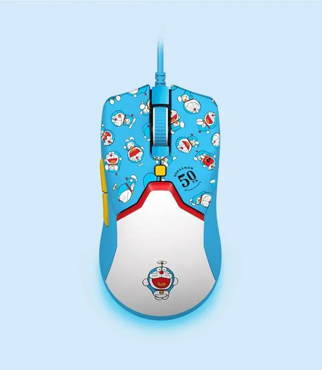 Alt view image 2 of 6 - Doraemon 50th Anniversary Classical Gaming Mouse and Mouse Pad Combo: Viper Mini Ultralight - 8500 DPI Optical Sensor - Chroma RGB Underglow Lighting - 6 Programmable Buttons