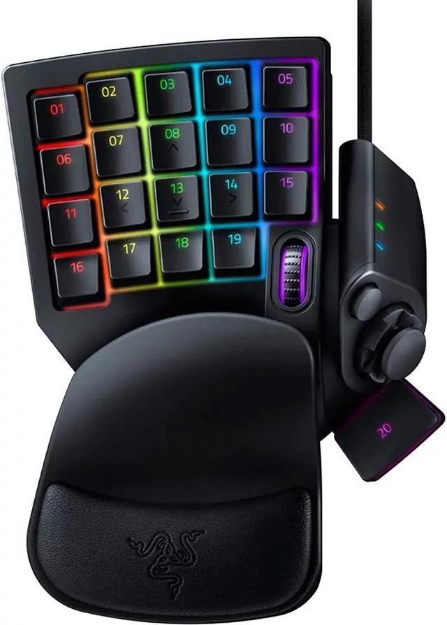 Main image of Tartarus V2 Chroma Gaming Keypad: Mecha-Membrane Key Switches - 32 Fully Programmable Keys - 8-Way Thumbpad & Scroll Wheel - Detachable Palm Rest - Classic Black