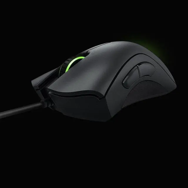 Alt view image 7 of 7 - 2021 New Edition DeathAdder Essential 6400 DPI 4G Optical Esports Gaming Mouse: 5 Programmable Buttons - Mechanical Switches - 2.1m Rubber Wire - Classic Black