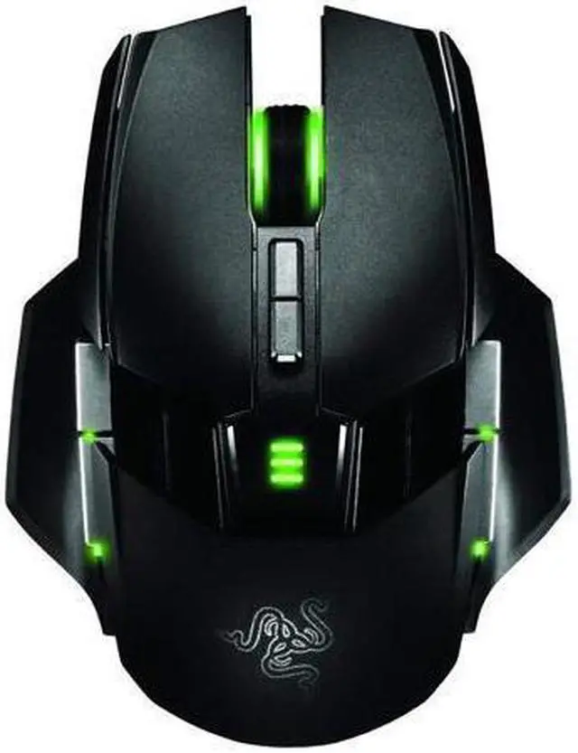 Alt view image 3 of 7 - Ouroboros Ambidextrous Ergonomics Gaming Mouse with Charging Dock - 8200dpi 4G Dual Sensor - 11 Programmable Buttons