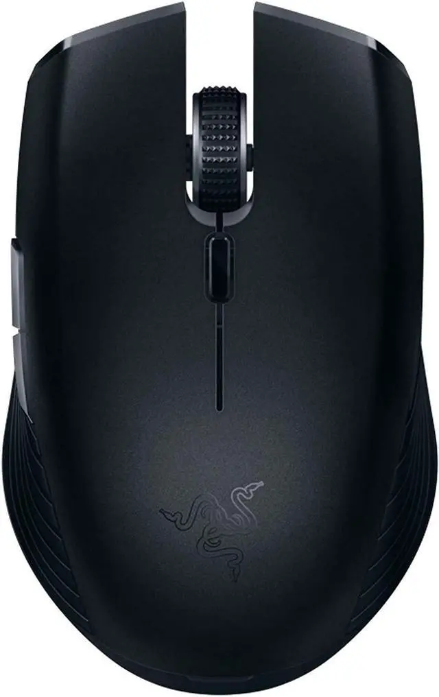Main image of Atheris Ambidextrous Wireless Mouse: 7200 DPI Optical Sensor - USB Wireless Receiver & Bluetooth Connection - Classic Black