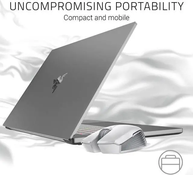 Alt view image 6 of 7 - Ambidextrous Wireless Mouse: 7200 DPI Optical Sensor - USB Wireless Receiver & Bluetooth Connection - Mercury White