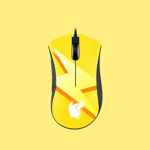 Alt view image 2 of 5 - DeathAdder Essential Pokemon Pikachu Edition Gaming Mouse and Mouse Pad Combo - 6400 DPI 4G Optical Sensor - 5 Programmable Buttons