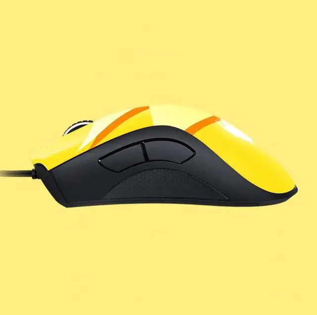 Alt view image 3 of 5 - DeathAdder Essential Pokemon Pikachu Edition Gaming Mouse and Mouse Pad Combo - 6400 DPI 4G Optical Sensor - 5 Programmable Buttons