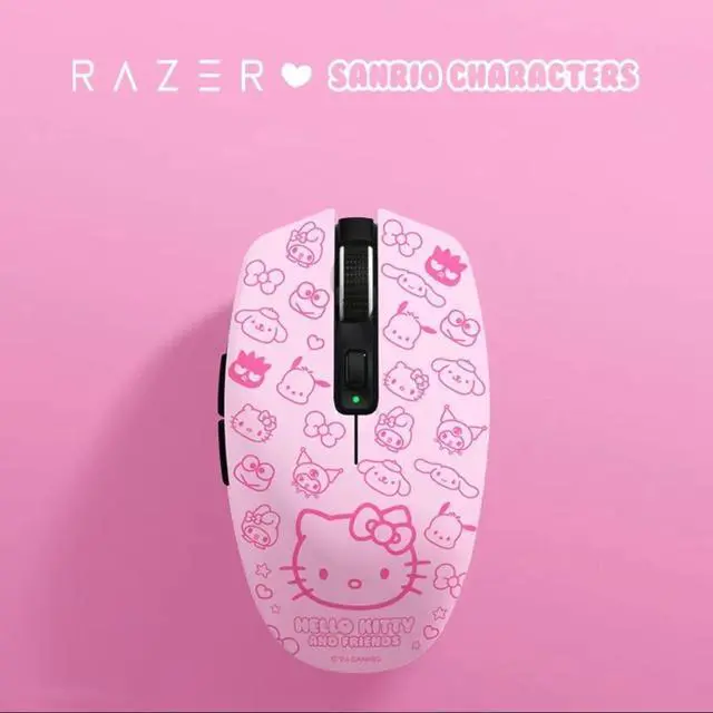 Main image of Sanrio Hello Kitty Family Limited Edition Wireless Gaming Mouse:  Ultra Lightweight - Bluetooth / 2.4GHz Wireless 2 Modes - 5G Advanced 18K DPI Optical Sensor
