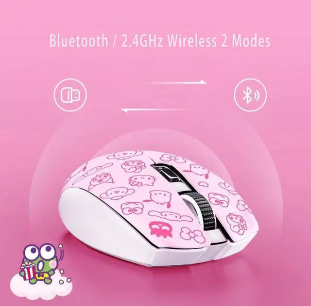 Alt view image 2 of 5 - Sanrio Hello Kitty Family Limited Edition Wireless Gaming Mouse:  Ultra Lightweight - Bluetooth / 2.4GHz Wireless 2 Modes - 5G Advanced 18K DPI Optical Sensor