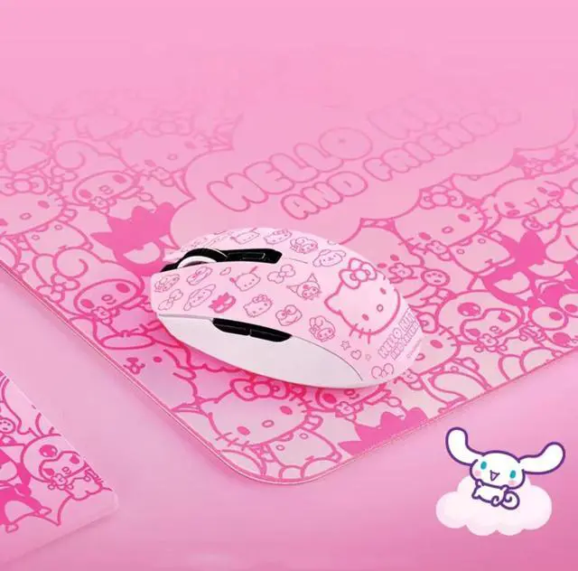 Alt view image 3 of 5 - Sanrio Hello Kitty Family Limited Edition Wireless Gaming Mouse:  Ultra Lightweight - Bluetooth / 2.4GHz Wireless 2 Modes - 5G Advanced 18K DPI Optical Sensor