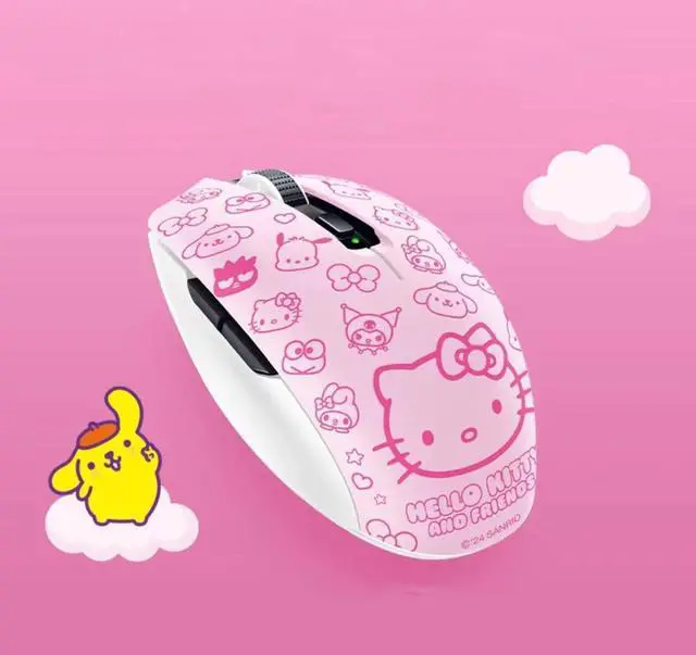 Alt view image 4 of 5 - Sanrio Hello Kitty Family Limited Edition Wireless Gaming Mouse:  Ultra Lightweight - Bluetooth / 2.4GHz Wireless 2 Modes - 5G Advanced 18K DPI Optical Sensor