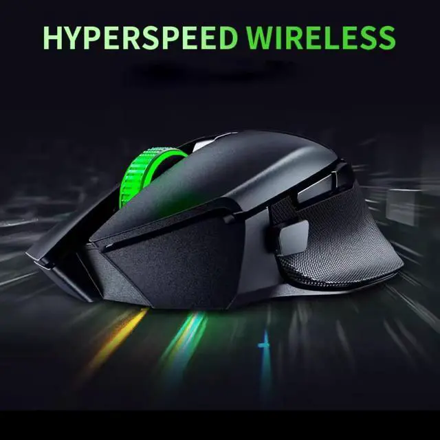 Alt view image 2 of 7 - Basilisk V3 X Hyperspeed Wireless Gaming Mouse: Bluetooth & 2.4GHz Wireless Compatible - 5G Advanced 18K DPI Optical Sensor - 9 Programmable Buttons
