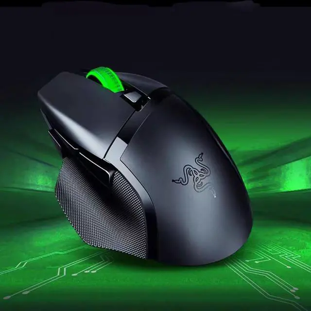 Alt view image 6 of 7 - Basilisk V3 X Hyperspeed Wireless Gaming Mouse: Bluetooth & 2.4GHz Wireless Compatible - 5G Advanced 18K DPI Optical Sensor - 9 Programmable Buttons