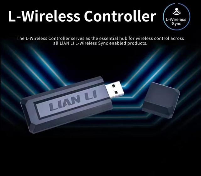 Alt view image 7 of 7 - LIAN-LI STRIMER Wireless 24 Pin and LIAN-LI STRIMER Wireless GPU 2x8-PIN Addressable RGB GPU Power Extension Cable Combo, Included Wireless Transmitter