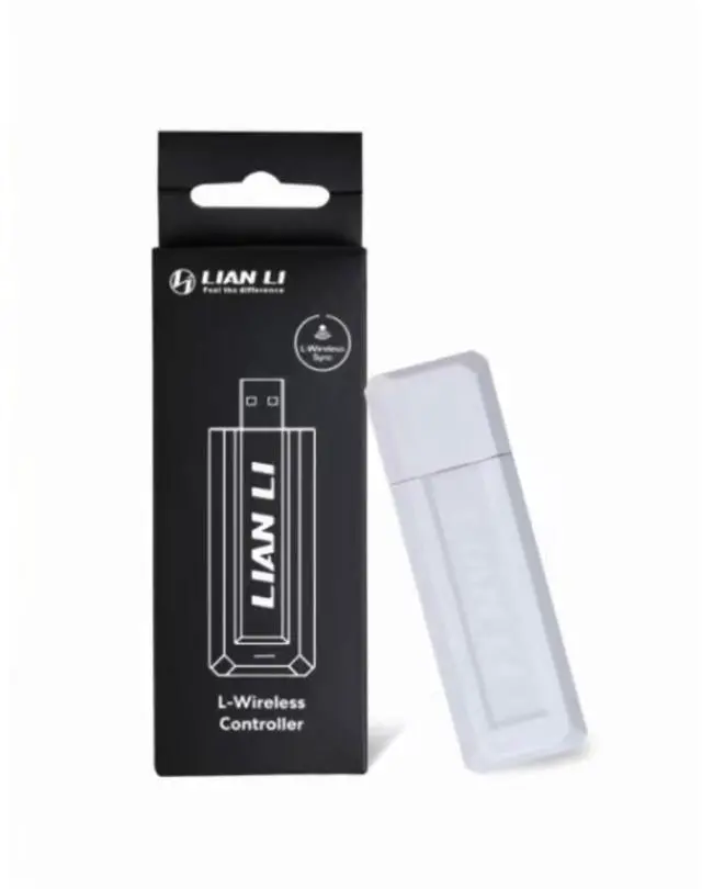Main image of LIAN-LI UNI Fan L-Wireless Controller for SL Wireless, TL Wireless & Strimer Wireless with PWM SATA Cable - White